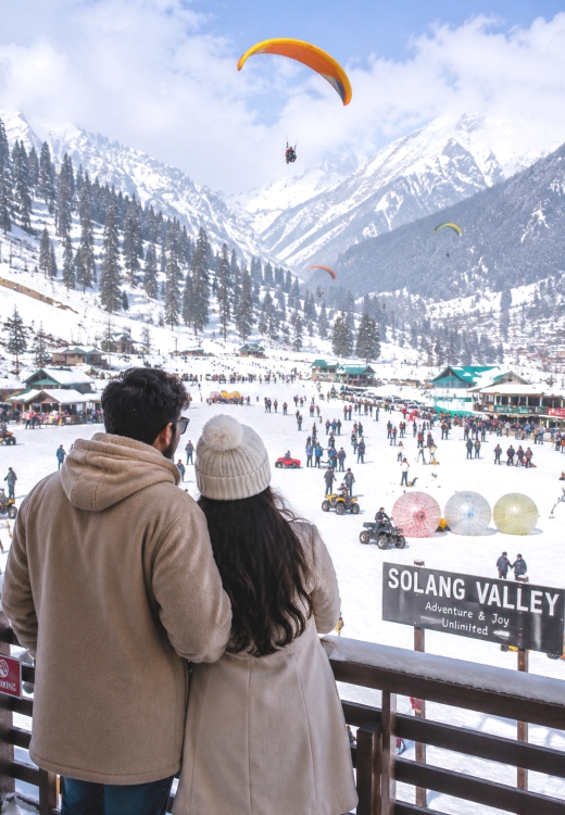 honeymoon package in solang valley manali